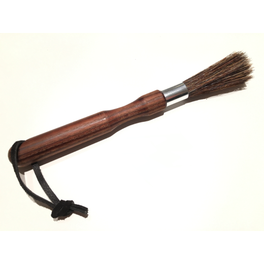 Reinigungspinsel Nussbaum - gerade