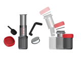 AeroPress Coffee Maker - Go , inkl. 100 Filtern  AeroPress Coffee Maker - Go , inkl. 100 Filtern